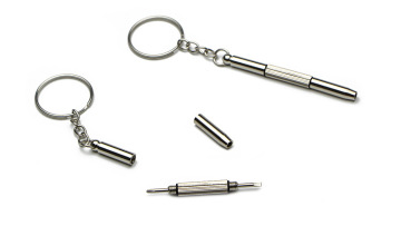 Multifunctional portable three in one screwdriver