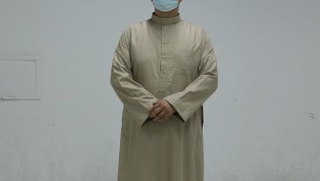Wholesale muslim polyester arabic thobe original saudi thobe kandura men thobe1