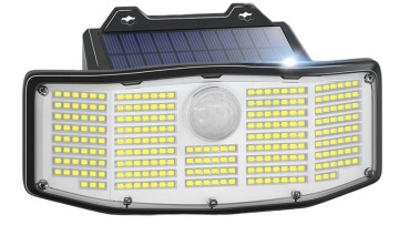 Ningbo Factory 2022 New 252Led Long Last Time High Efficient Garden Porch Patio Solar Wall Light No Electricity Required1