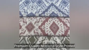 Premium Quality Morocco Style Printed 40s+20d 95%Viscose Stretch Knitting Jersey Fabric for Lady's Dress1