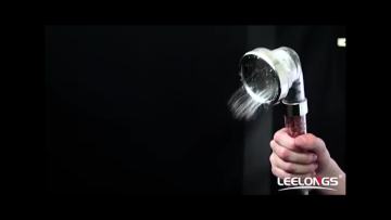SH-1562 Single Function Leelongs negative ion healthy durable massage strong PC hand shower head1