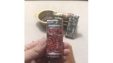 Carved cigar lighter customized smoke lighters with pressure bar for cigar1