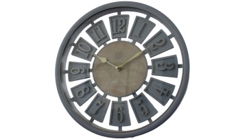 YM-8692B 12 inch retro hanging clock