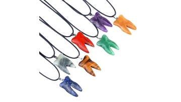 tooth & teeth Stone Pendant necklace women SP1656