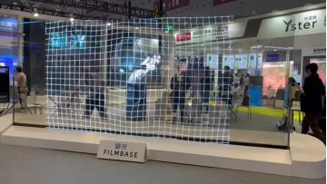 LED transparent display---3D face