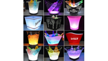 Woodford Reserve Old Forester Finlandia Chambord Corona Acrylic LED Ice Bucket1