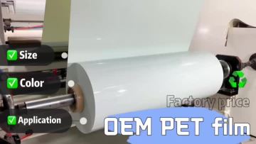 PET FILM - virescent green