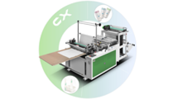 Computer Heat-Sealing and Cold-Cutting Plastic Bag Making Machine CX-6001