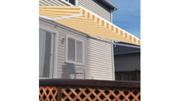 Factory Provide Customizable Modern Polyester Waterproof Fabric Aluminum Balcony Retractable Awning1