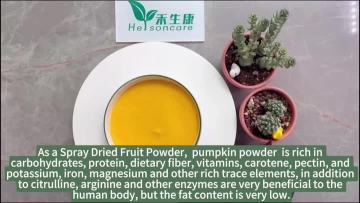 pumpkin powder spray dried
