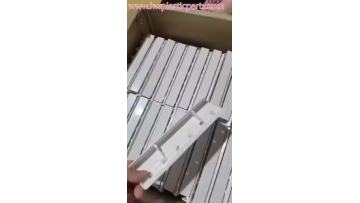 Appliance edge trim injection molded part