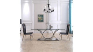Italian Stainless Steel Leg Rock Plate Table Modern Sintered Stone Dining Table1