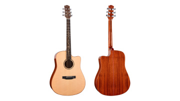 All solid acoustic guitar