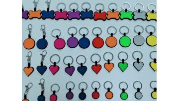 Heart pet tag with lobster clasp