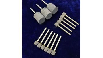 Rubber elastic grinding head