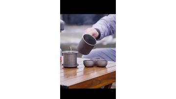 Pure Titanium Travelling Tea Set