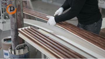 wpc fluted wall panel interior