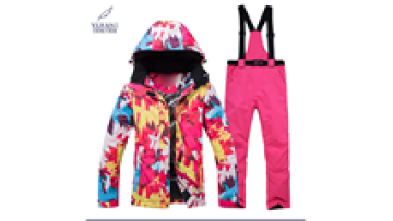 Yufan Wholesale Women's Multi-Color Winter Ski Suit for Snowboarding1