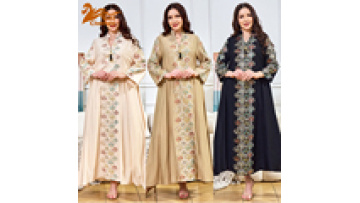 Sequins Embroidery Evening Dress Women Party Abaya Eid Muslim Ramadan Kaftan Robe Jalabiya Vestidos Dubai Abayas 2025 Dresses1