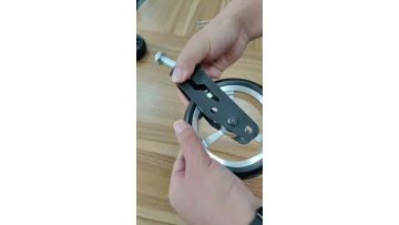 5'' aluminum front wheel
