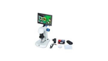 Electronic video microscope stereo yarn cross section digital microscope with lcd screen1