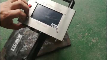 Handheld marking machine Battery type Working Video .mp4