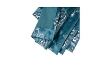 Bedroom Flower Silver Foil Printed Micro Velvet Blackout Curtains1