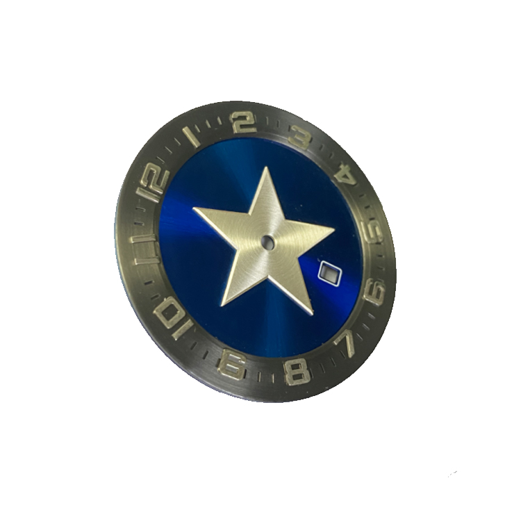 stamped watch dial 