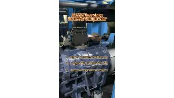 132KW 175HP Two stage screw air compressor