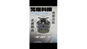 Fail-Safe Three-Jaw Gripper – Reliable Holding Even When Air Supply Is Cut