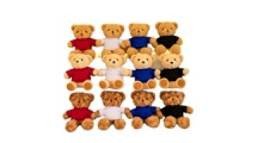 Personalized Plush Teddy Bear with Custom Logo T-Shirt - Kid's Gift1