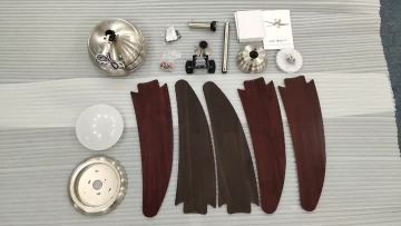 Decorative ceiling fan install video