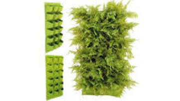 64 Pockets Wall Hanging Planter Planting Bags, Vertical Garden Flower Greening Planting Container, Wall Mounted Herb Planter Out1