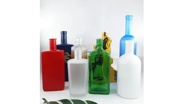 Square Glass Bottle for Spirit Beverage Water 500ml 250ml Mini Glass Bottle1