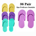 36Pair Disposable Foam Slippers Foam Pedicure Slippper for Salon Spa Pedicure Flip Flop Tools Spa Pedicure Sandals nail Slipppe