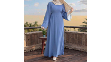 UNI Islamic Clothing Women's Dresses Modest Closed Abaya Women Muslim Clothing Nida Dubai Abaya 2025 Slit Sleeve With Lace1