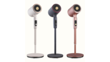 Factory Direct Sale Hands-free Hair Dryer Negative Ions air Cooler Fan Adjustable Height Standing Fan Europe VDE Fan1