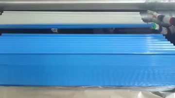 Color coated corrugated steel plate