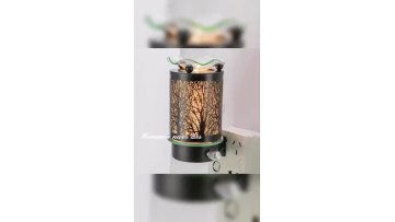 New High quality Metal decorative lamp aromatherapy fragrance oil burner Plug-in Wax Melt Warmer Wax Electric Burner with dimmer1