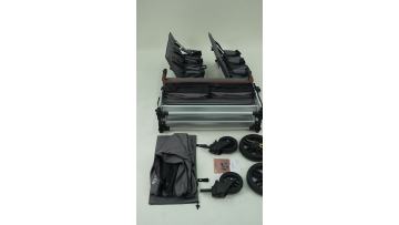 VEDIO-Large Capacity 6 Seat Stroller Wagon for Parks
