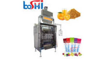Automatic multilane 3 lanes vffs fruit powder drink filling machine coconut chocolate cocoa coffee milk mixed powder packing mac1
