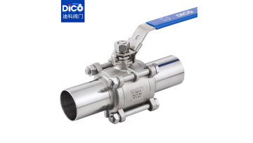 extended welded ball valve