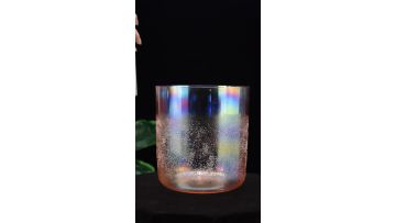 Q're Alchemy Orange Crystal Singing Bowl