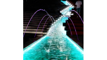 Jump Fountain Outdoor Garden LED Decor