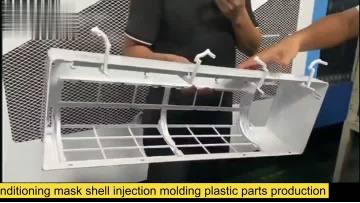 2 Air conditioning mask shell plastic parts injection molding production
