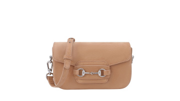 Elegant Genuine Leather Crossbody Pillow Bag