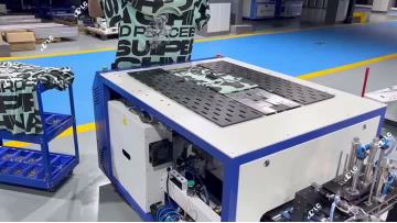Double layer Small Automatic Folding and Packing Machine