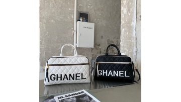 fashion vintage leather travel duffel bag