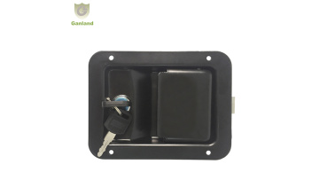 GL-12126 Steel black Paddle Handle Lock 