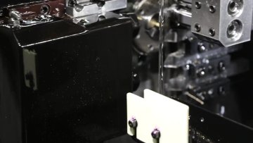 Turning Service 5 Axis Blue Anodizing Aluminum CNC Machining Component1